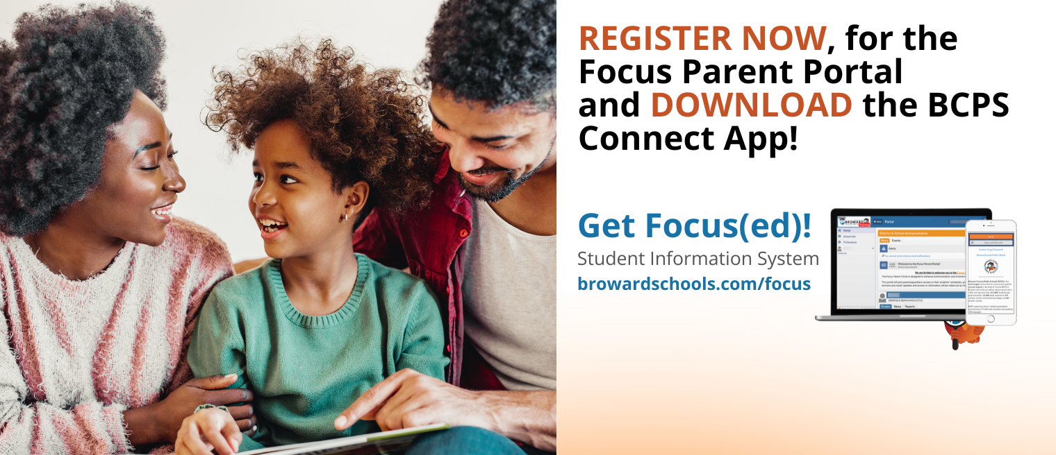  FOCUS flyer with students and parents